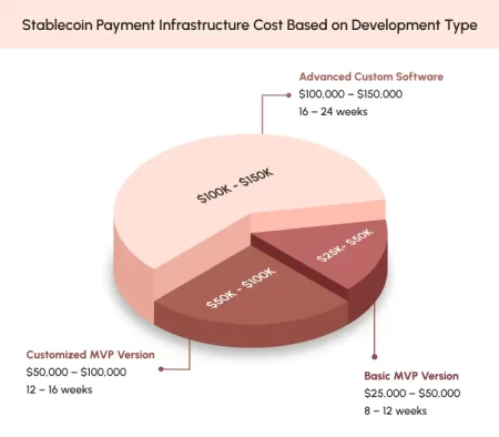 Stablecoin Payment Infrastructure cost based on development type