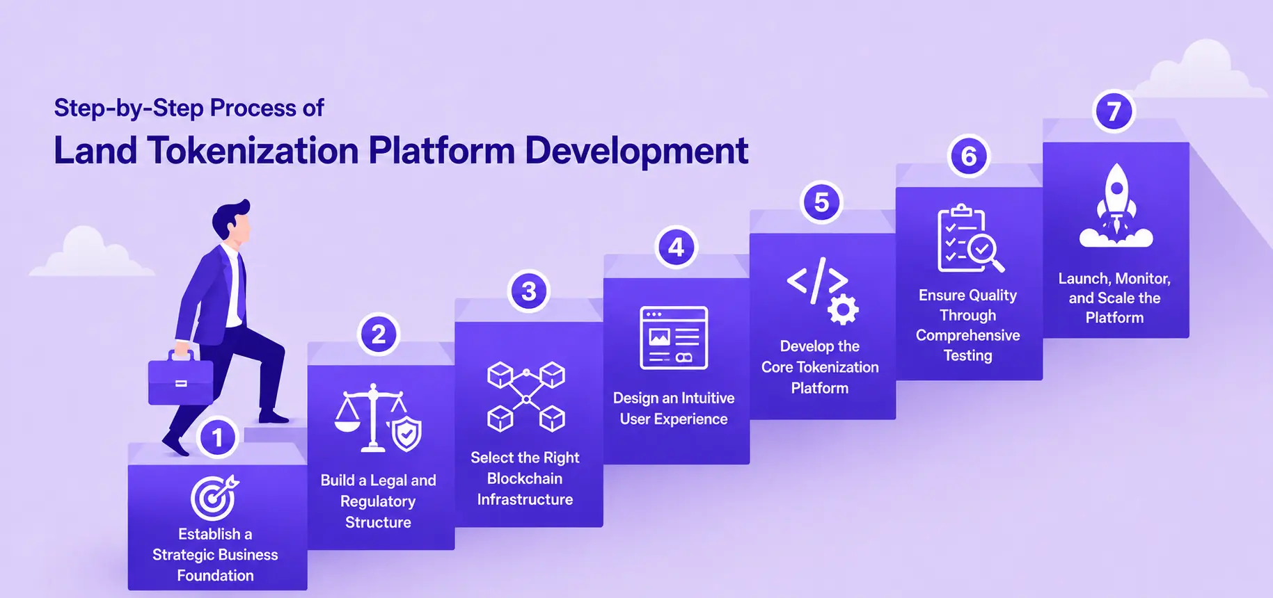 how to develop a land tokenization platform